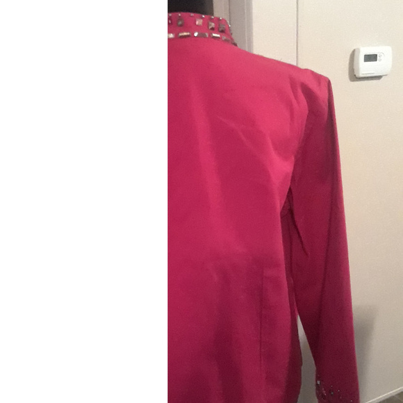 𝅺passports Embellished Jeans Jacket Size L - Picture 3 of 5